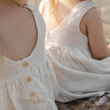 Rustic Linen Dress Set