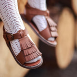 Scotland Fringe Sandals