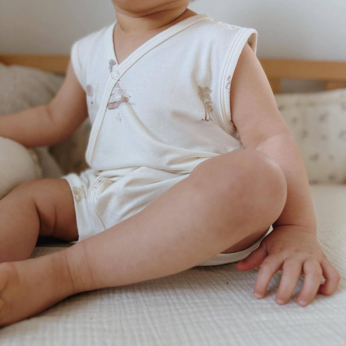 Sunset Lagoon Sleeveless Kimono